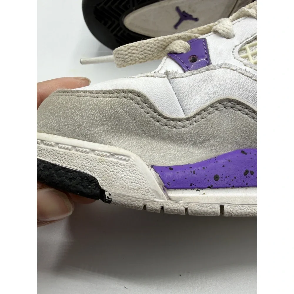 Jordan 4 Retro Ultraviolet 308500-108 Toddler Size 7.5C Pre-Owned No Box